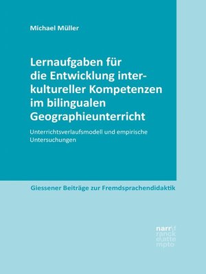 cover image of Lernaufgaben für die Entwicklung interkultureller Kompetenzen im bilingualen Geographieunterricht